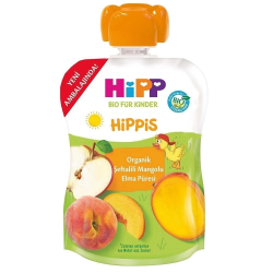 Mey İthalat®   Organik Şeftalili Mangolu Elma Püresi 100 Gr