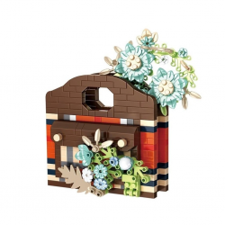 Mey İthalat® P1080 ÇANTA ÇİÇEK BUKETİ 605 PARÇA BLOCK OYUNCAK