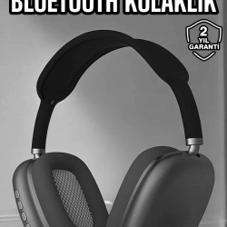 Mey İthalat® P9 Plus Hi-fi Ses Kalitesi Ayarlanabilir Mikrofonlu Bluetooth Kulaklık Siyah