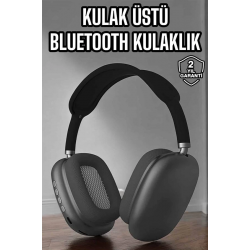 Mey İthalat® P9 Plus Hi-fi Ses Kalitesi Ayarlanabilir Mikrofonlu Bluetooth Kulaklık Siyah
