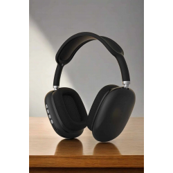 Mey İthalat® P9 Plus Kulaklık Siyah Bluetooth Bağlantılı Kulak Üstü Kablosuz ANC Özelliği