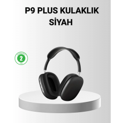 Mey İthalat® P9 Pro Plus Bluetooth Kulak Üstü Kulaklık – H1 Çipli, Aktif Gürültü Engelleme, Uzamsal Ses Desteği