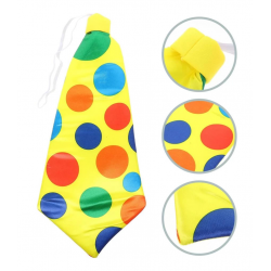 Mey İthalat® Palyaço Kravatı Lastikli Geniş Kesim 17x37 cm