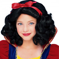 Mey İthalat® Pamuk Prenses Peruğu Kırmızı Fiyonklu