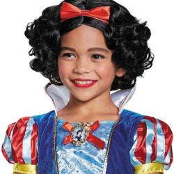 Mey İthalat® Pamuk Prenses Peruğu Kırmızı Fiyonklu