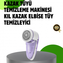 Mey İthalat® Pamuk Tiftik Tüy Temizleme Makinesi 5W – 3 Bıçaklı Sistem