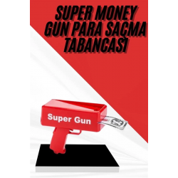 Mey İthalat® Para Dolar Atma Makinası Super Money Gun Para Saçma Fırlatma Tabancası