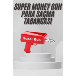 Mey İthalat® Para Dolar Saçma Para Atma Tabancası Otomatik Kırmızı Oyuncak
