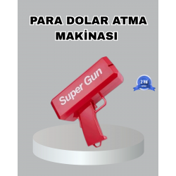 Mey İthalat® Para Saçma Makinesi Kırmızı Model 100’lü Sahte Para Hediyeli