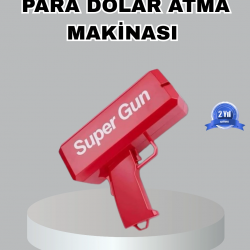 Mey İthalat® Para Saçma Makinesi Kırmızı Model 100’lü Sahte Para Hediyeli