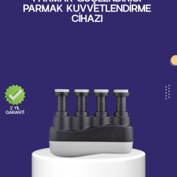 Mey İthalat® Parmak Güçlendirme Egzersiz Aleti Ayarlanabilir Direnç