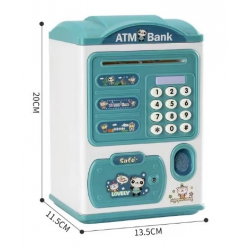 Mey İthalat® Parmak İzi Okumalı Elektronik Şifreli Otomatik Kağıt Para Alan ATM Kumbara