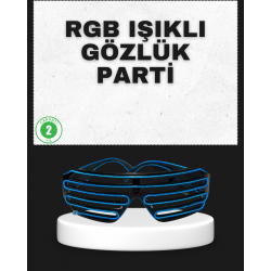 Mey İthalat® Parti ve Organizasyonlara Özel LED Işıklı Gözlük