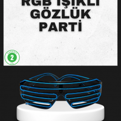 Mey İthalat® Parti ve Organizasyonlara Özel LED Işıklı Gözlük