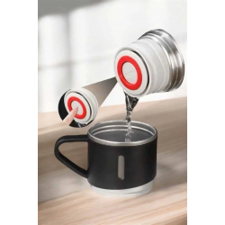 Mey İthalat® Paslanmaz Çelik 3’lü Termos Seti Vakumlu ve 8 Saat Isı Koruma