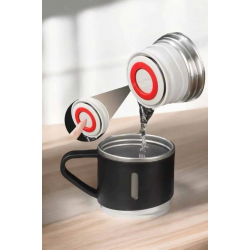 Mey İthalat® Paslanmaz Çelik 3’lü Termos Seti Vakumlu ve 8 Saat Isı Koruma