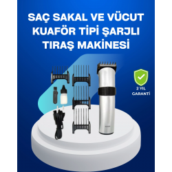 Mey İthalat® Paslanmaz Çelik Bıçaklı Tıraş Makinesi – Keskin ve Dayanıklı