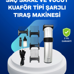 Mey İthalat® Paslanmaz Çelik Bıçaklı Tıraş Makinesi – Keskin ve Dayanıklı