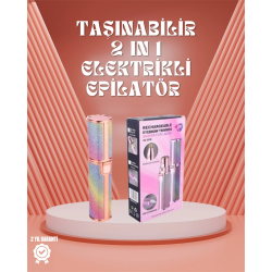 Mey İthalat® Paslanmaz Çelik Bıçaklı USB Epilatör – Kaş, Üst Dudak ve Çene Tüy Temizleyici