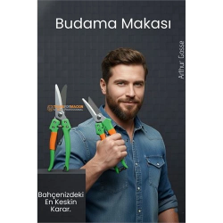 Mey İthalat® Paslanmaz Çelik Budama ve Bağ Makası – Ergonomik Titanyum Kaplama Profesyonel Bahçıvan Serisi