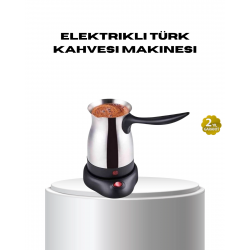 Mey İthalat® Paslanmaz Çelik Elektrikli Cezve 800W 6 Fincan Kapasiteli