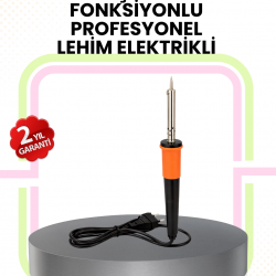 Mey İthalat® Paslanmaz Çelik Isıtma Çekirdekli Lehimleme Havyası