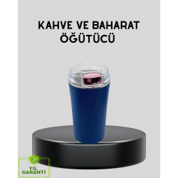 Mey İthalat® Paslanmaz Çelik Kahve ve Baharat Öğütücü – Otomatik Mekanizma