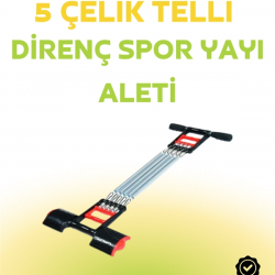 Mey İthalat® Paslanmaz Çelik Yaylı Çoklu Dirençli Kol ve Gövde Egzersiz Aleti