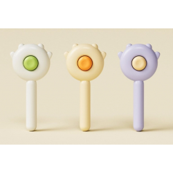 Mey İthalat® Pati Tasarımlı Otomatik Temizlenen Evcil Hayvan Fırçası