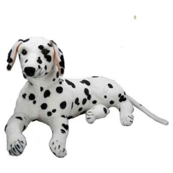 Mey İthalat®  Peluş Yatan Dalmaçyalı Köpek