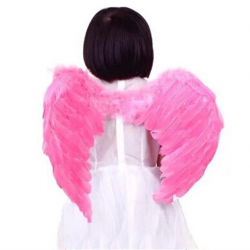 Mey İthalat® Pembe Renk Bebek Boy Küçük Melek Kanadı 40X55 cm