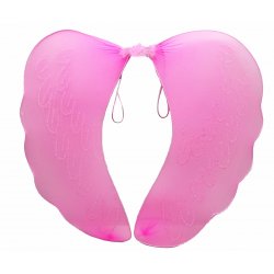 Mey İthalat® Pembe Renk Ortası Pembe Tüylü Tül Peri Kanadı 40x50 cm