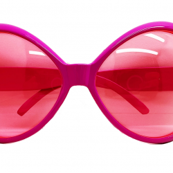 Mey İthalat® Pembe Renk Yeşilçam Nostalji 80li Yıllar 90lı Yıllar Parti Gözlüğü