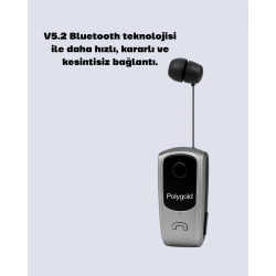 Mey İthalat® PG920 Klipsli Bluetooth Kulaklık
