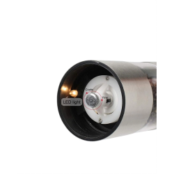 Mey İthalat® Pil İle Çalışan Elektrikli Baharat Öğütme Cihazı Ergonomik Şeffaf Gövde