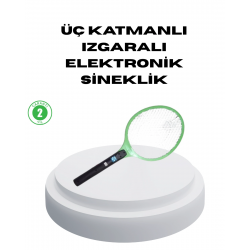 Mey İthalat® Pil ile Çalışan Elektronik Sinek Öldürücü – Çocuk ve Evcil Hayvan Dostu Tasarım