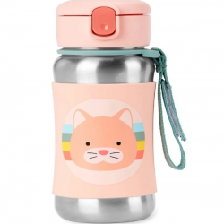 Mey İthalat®   Zoo Pipetli Paslanmaz Çelik Suluk 350 ml Kedi