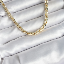 Mey İthalat® Pirinç Gold Renk 60 cm Zincir Kadın Kolye