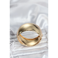 Mey İthalat® Pirinç Gold Renk Bombeli Vintage Kadın Bileklik