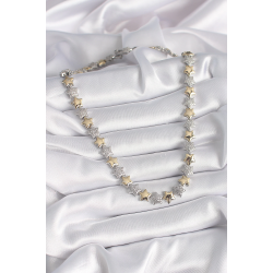 Mey İthalat® Pirinç Mix Renk Zirkon Taşlı Yıldız Model VIP Exclusive Seri Kadın Kolye