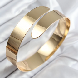 Mey İthalat® Pirinç Sarmal Model Gold Renk Pazu Bileklik