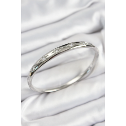 Mey İthalat® Pirinç Zirkon Taşlı Kutup Yıldızı Model Gümüş Renk Kadın Kelepçe