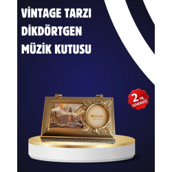 Mey İthalat® Piyano Tasarım Müzik Kutusu Balerin Figürü ve Takı Bölmeli