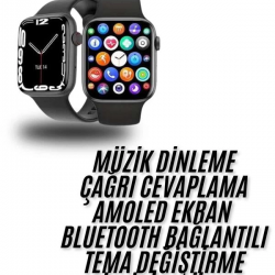 Mey İthalat® Plastik Kordonlu Kalp Atışı Uyku Takibi ve Çağrı Cevaplayabilen Akıllı Saat