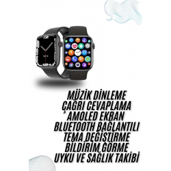 Mey İthalat® Plastik Kordonlu Kalp Atışı Uyku Takibi ve Çağrı Cevaplayabilen Akıllı Saat