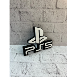 Mey İthalat® PlayStation 5 Logo Duvar Dekoru Minimal Tasarım 16×12 cm