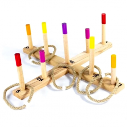 Mey İthalat® Kutuda Ahşap Halka Atma Oyunu