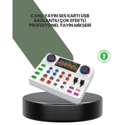 Mey İthalat® Podcast Karaoke ve Sosyal Medya Yayınları İçin Ses Kartı