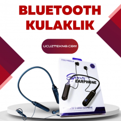 Mey İthalat® Polygold PG-100 Bluetooth Kulaklık – Ergonomik Boyun Bantlı Tasarım, Net Ses ve Konfor