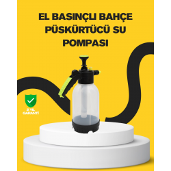 Mey İthalat® Pompalı Köpük Püskürtücü 2 Litre Dayanıklı Manuel Basınçlı Yıkama Şişesi